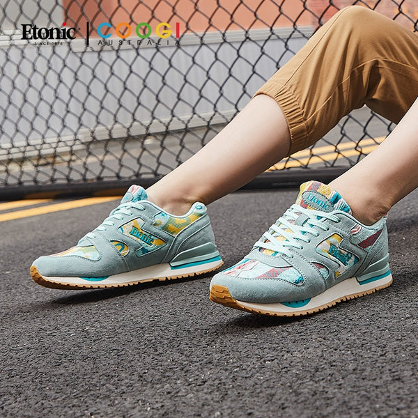 ETONIC X COOGI Retro Sneakers Women Breathable Shockproof Sports Running Shoes Outdoor Light Nonslip Casual Walking Shoes Woman