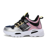 2020 New Children Girls Running Shoes Pink Purple Girls Sneakers Kids Hook Loop Jogging Shoes Non-Slip Sport Trainers Girls